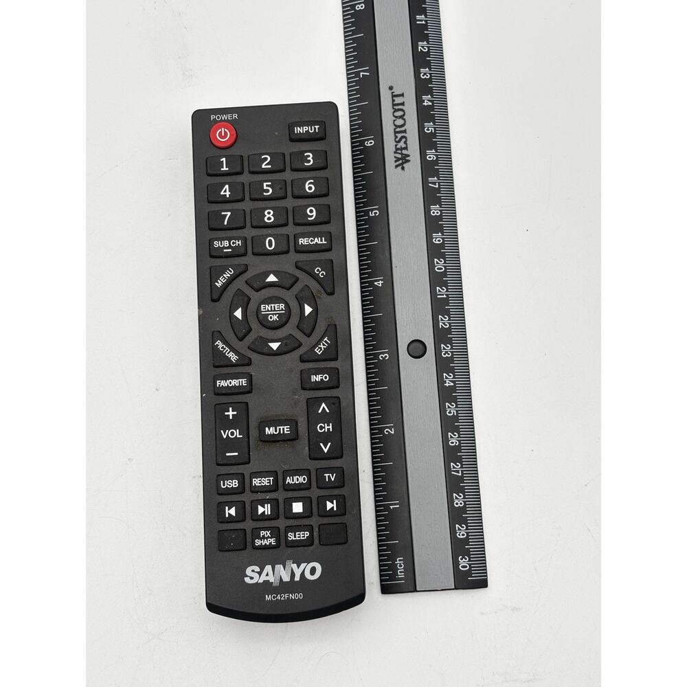 Sanyo MC42FN00 Remote Control Clean Tested & Works - Picture 8 of 9